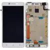Дисплей для Lenovo Vibe P1m с тачскрином и рамкой в сборе, цвет белый миниатюра 1