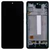 Дисплей для Samsung A536F Galaxy A53 2022 (GH82-28024D), з тачскріном і рамкою в зборі, колір чорний, OLED мініатюра 1