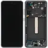 Дисплей для Samsung G990F Galaxy S21 FE 2021 (GH82-26414A), с тачскрином и рамкой в сборе, цвет серый, сервисный оригинал миниатюра 1