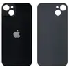 Задняя крышка для iPhone 14 Plus, цвет черный, с большим отверстием под камеру миниатюра 1