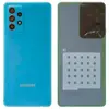 Задняя крышка для Samsung A725 Galaxy A72, со стеклом камеры, цвет синий миниатюра 1
