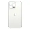 Задня кришка для iPhone 13 Pro, колір білий, з великим отвором під камеру мініатюра 1