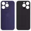Задняя крышка для iPhone 14 Pro, цвет фиолетовый, с большим отверстием под камеру миниатюра 1