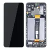 Дисплей для Samsung A326F Galaxy A32 5G 2021 (GH82-25121A), з тачскріном і рамкою в зборі, колір чорний, сервісний оригінал мініатюра 1