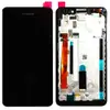 Дисплей для телефону Lenovo A5000 з тачскрином та рамкою в зборі, колір чорний мініатюра 1