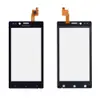 Тачскрин Sony ST26i Xperia J, маленькая микросхема, цвет черный миниатюра 1