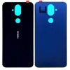 Задня кришка для Nokia 8.1 Dual Sim (TA-1119), колір чорний мініатюра 1