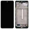 Дисплей для Samsung M526F Galaxy M52 2021 5G з тачскріном і рамкою, чорний, OLED мініатюра 1