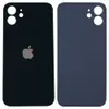 Задняя крышка для iPhone 12, цвет черный, с большим отверстием под камеру миниатюра 1
