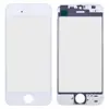 Скло з рамкою та ОСА плівкою для iPhone 5S, колір білий мініатюра 1