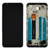 Дисплей для Meizu M8C з тачскрином та рамкою в зборі, колір чорний, оригінал мініатюра 1