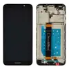 Дисплей для Huawei Y5 (2018), Y5 Prime (2018), Honor 7A (DRA-L21/DRA-L22/DUA-L22), Y5P 2020 с тачскрином и рамкой в сборе, черный, оригинал миниатюра 1
