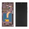 Дисплей для Samsung S908 Galaxy S22 Ultra 2022, с тачскрином и рамкой в сборе, цвет пурпурный, OLED миниатюра 1