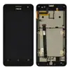 Дисплей для Asus ZenFone 5 (A500CG, A500KL, A501CG) з тачскрином та рамкою в зборі, колір чорний, оригінал, уцінка мініатюра 1